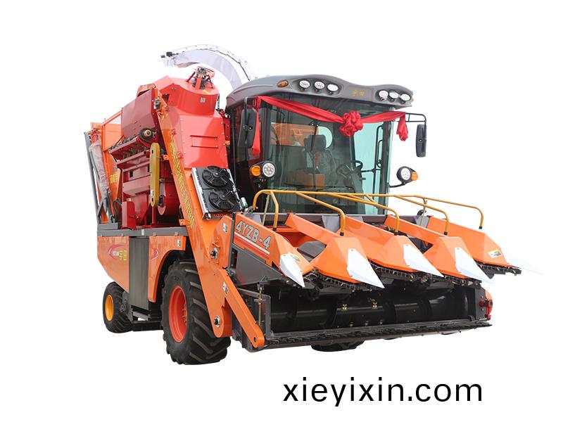 4YZB-4A3自走式(shi)穗(sui)莖兼(jian)收玉(yu)米(mi)收(shou)穫機